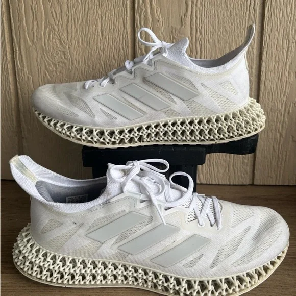 Adidas Men's White 4D Sneakers - Picture 2 of 10